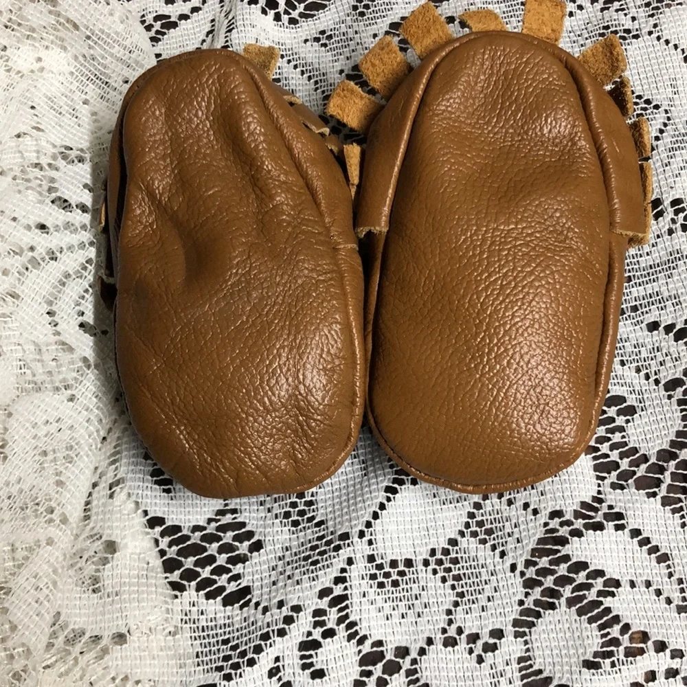 All leather moccasins‎
